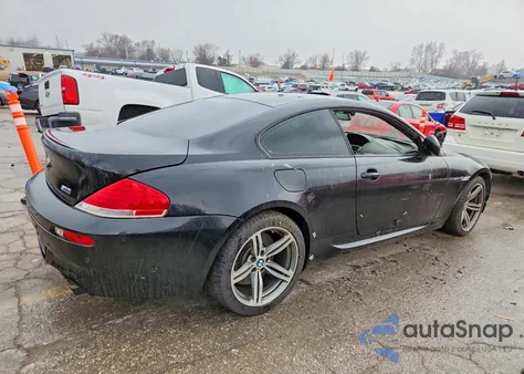 2007 BMW M6 z USA, uszkodzony, nr VIN WBSEH93557B798299